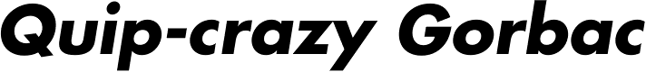 Futura Std Bold Oblique