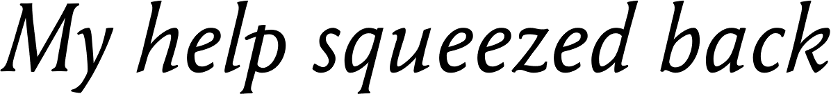 Garaline Italic