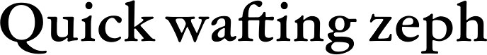 Garamond ATF Micro Medium