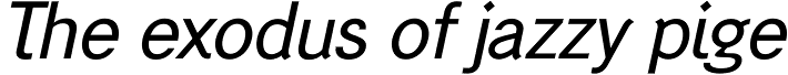 Generation Gothic Italic