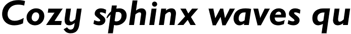 Gill Sans Infant Bold Italic