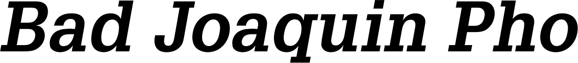 Glypha 65 Bold Oblique