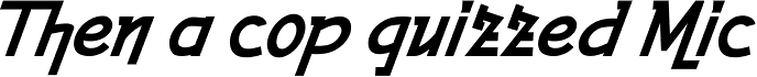 Good Old Fifties Italic