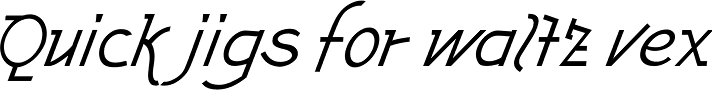 Good Old Fifties Thin Italic