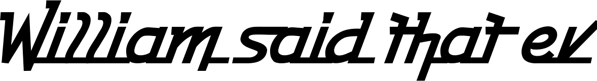Good Old Fifties Underline Italic