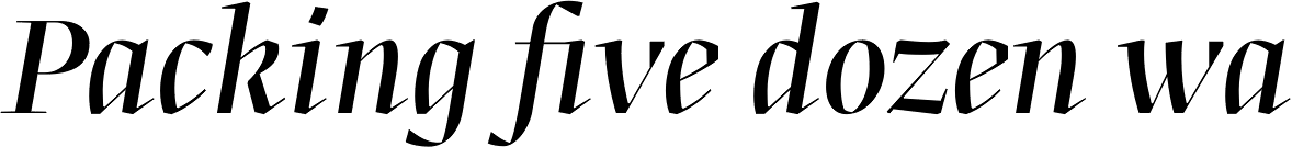 Greta Grande Pro Italic