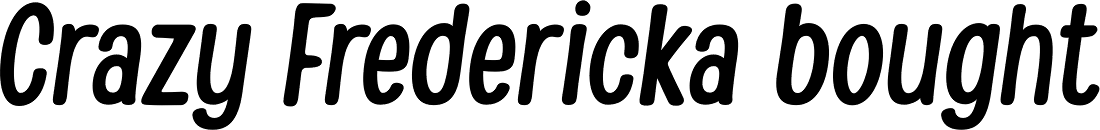 Handy Casual Condensed Oblique