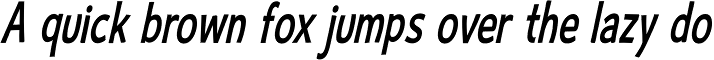 Humper Oblique Condense Bold
