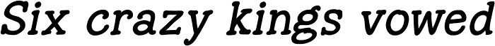 Hunniwell Italic