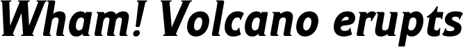 Ideal Gothic 2 Bold Italic