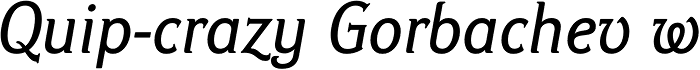 Ideal Gothic 2 Italic
