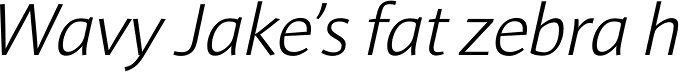 Impara Light Italic