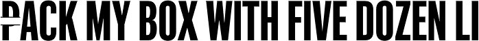Industrial Gothic Std Banner