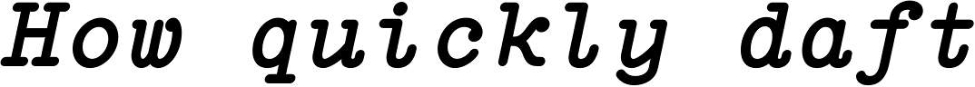 Italian Typewriter Bold Italic