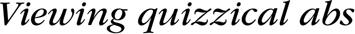 ITC Garamond Book Italic