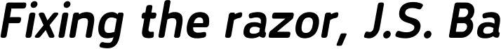 Karlsen Round Semi Bold Italic