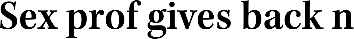 Kepler Std SemiCond SemiBold