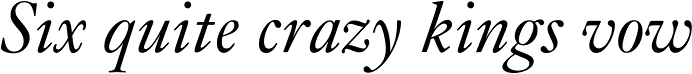 Kis BT Italic