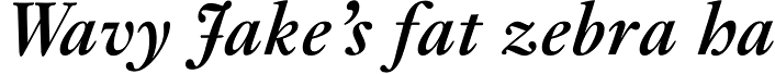 Kis Classico Bold Italic