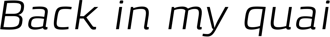 Klint Std Extended Italic