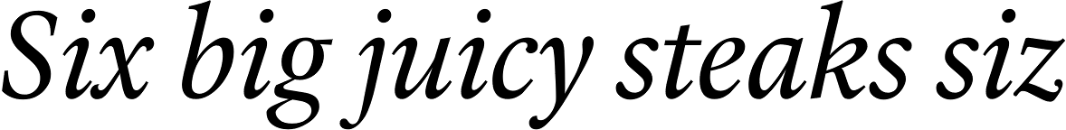 Laurentian Italic OsF