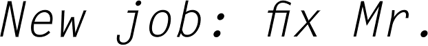 Letter Gothic Std Oblique