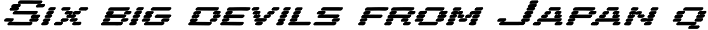 Letterstitch Plain Bold Oblique