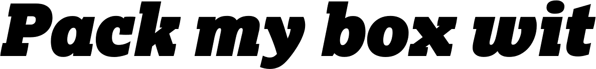 Lexia Typographic Advertising Italic