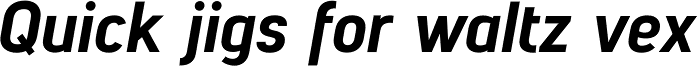 Lintel ExtraBold Italic