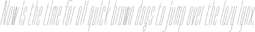 Loft Std Hairline Italic