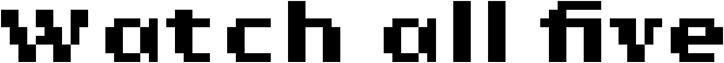 Lo-Res 9 Wide Bold