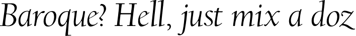LTC Californian Display Pro Italic