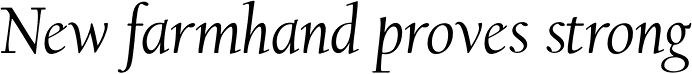 LTC Californian Text Italic