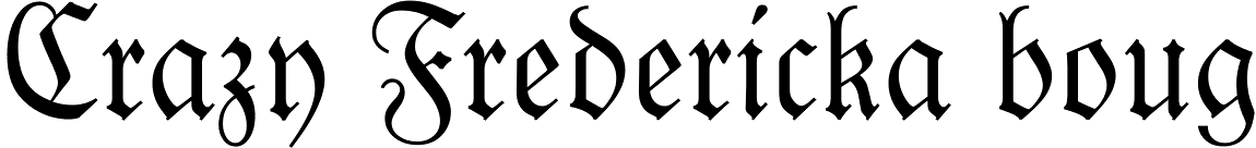 Luthersche Fraktur Dfr