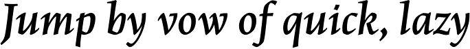 Maiola Cyrillic Bold Italic