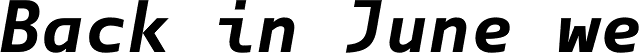 Manual Mono Bold Italic
