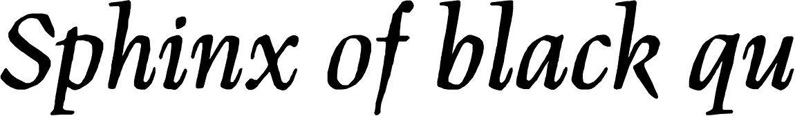 Manuskript Ant D Italic