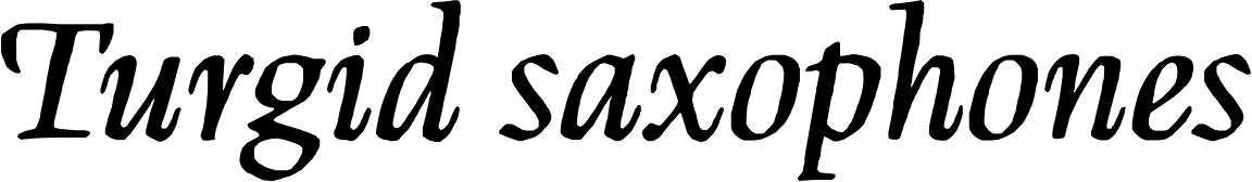 Manuskript Antiqua D Italic