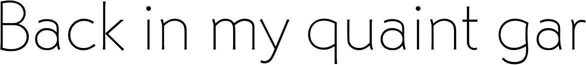 Martin Gothic URW Thin