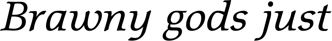 Matt Antique Italic