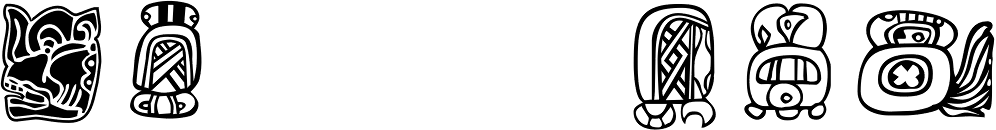 Maya Month Glyphs