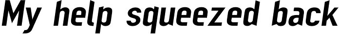 Mechanic Gothic 2 Light Italic