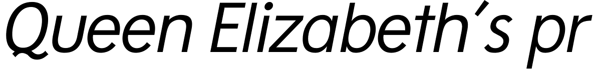 Mein Schatz Italic