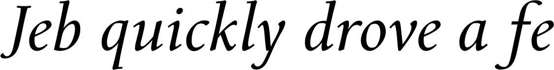 Mengelt Basel Antiqua Italic