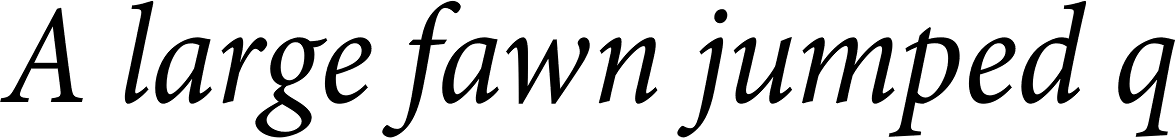 Minion Pro Cond Italic