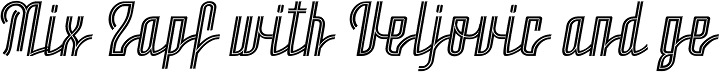 Moho Script Style Bold