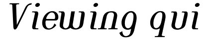 Monolith Roman Normal Italic