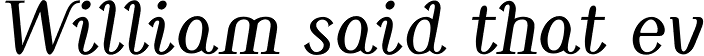 Monolith Roman Swash Italic