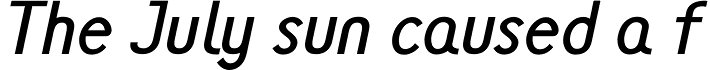 Monolith Sans Italic