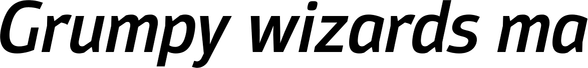 Moveo Sans SemiCond SemiBold Italic